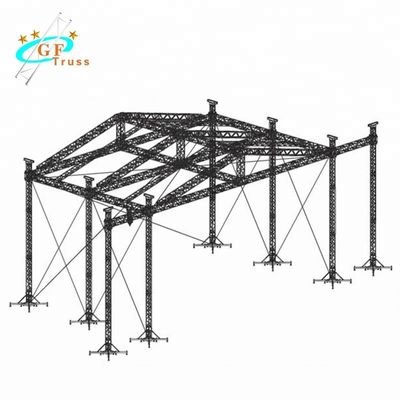 Đèn chiếu sáng sự kiện di động 50mm Giàn sân khấu tạm thời có mái che