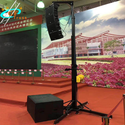 50kg Line Array 1,7m Crank Up Lifting Stand Loa cho giàn sự kiện