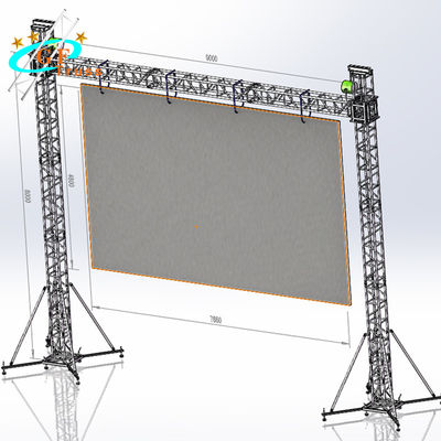 Hệ thống hỗ trợ mặt đất Giàn tường bay Video cho bảng hiển thị màn hình LED