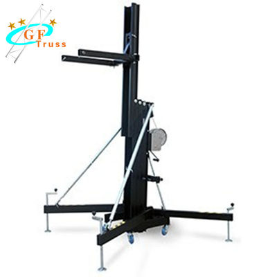 Màu đen tải trọng nặng 100kg có tay quay đứng Loa nâng