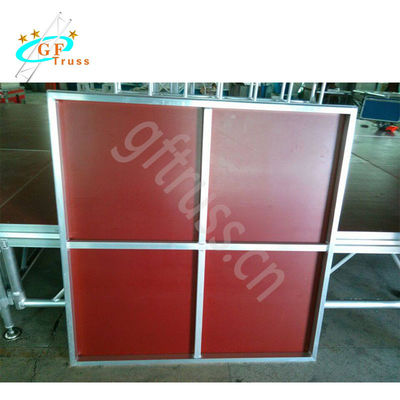 Mobile Modular Nhôm Stage Giàn ngoài trời Sân khấu nhẹ di động