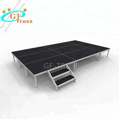Tiệc cưới bằng nhôm sân khấu giàn có thể điều chỉnh chiều cao 0,6M