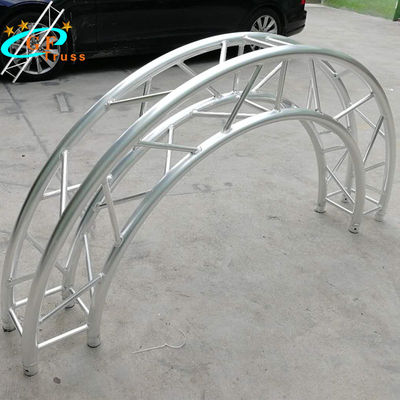 Gian hàng tròn Nhôm Spigot Giàn nhẹ Hệ thống giàn cong Hình vuông