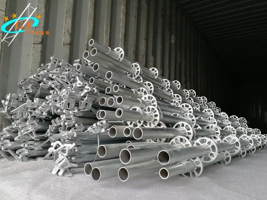 6061 T6 Lớp nhôm Giàn nặng Nhiệm vụ kích thước trung bình Hình vuông