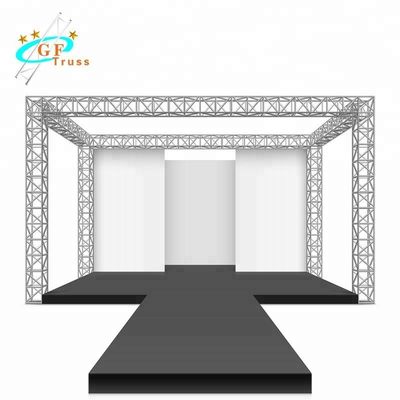 Hệ thống giàn chiếu sáng hình vuông Booth Box để trưng bày triển lãm