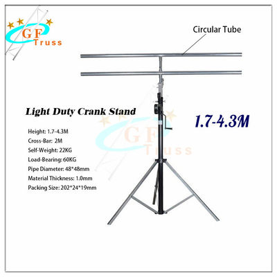 Giàn cong chiếu sáng sân khấu 200kg 1800mm Đế quây loa