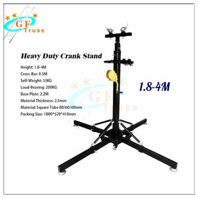 50kg Line Array 1,7m Crank Up Lifting Stand Loa cho giàn sự kiện