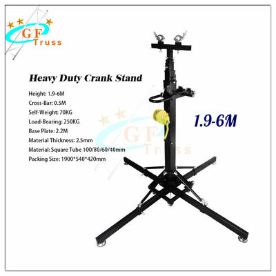 50kg Line Array 1,7m Crank Up Lifting Stand Loa cho giàn sự kiện