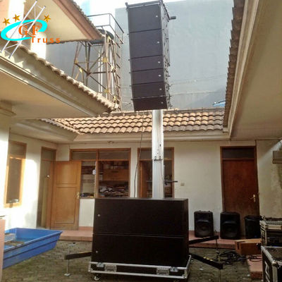 Nâng cao dòng Line Array Truss Crank Concert Stage Hợp kim nhôm nặng