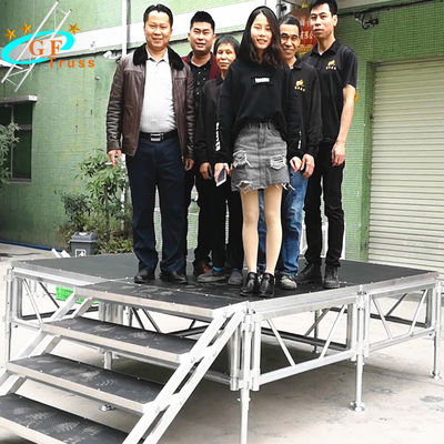 Nền tảng trưng bày nhôm 3,94ft 50mm có thể gập lại