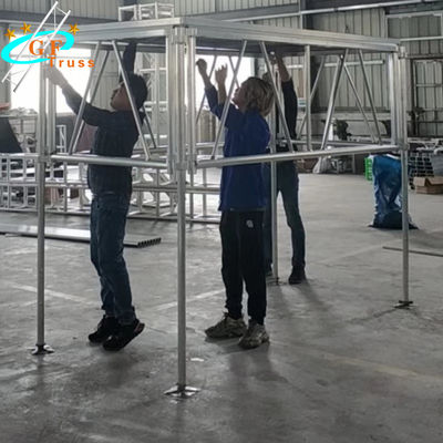 Nền tảng trưng bày nhôm 3,94ft 50mm có thể gập lại