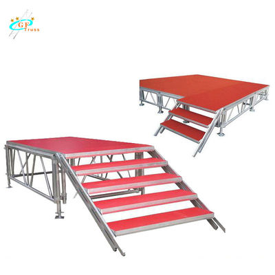 Tùy chỉnh Nền tảng sân khấu nhôm 0,8M 6082-T6 di động