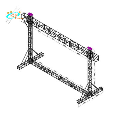 Giàn cột mục tiêu 290 * 290mm cho sân khấu chiếu sáng sân khấu