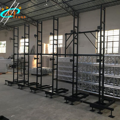 Hỗ trợ mặt đất Treo giàn màn hình LED bằng nhôm cho tủ LED