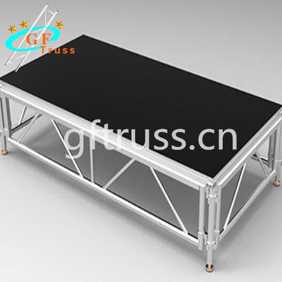 Bệ nhôm satge1.22 * 1.22 MM Sân khấu di động Fashion Party Concert Các giai đoạn