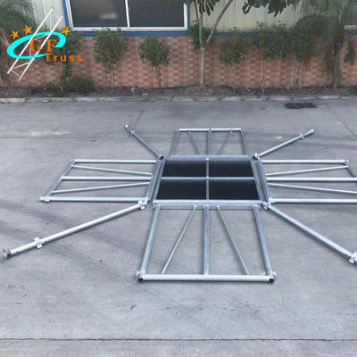 Chiều cao có thể điều chỉnh, Bề mặt chống trượt, Nền sân khấu ngoài trời bằng nhôm