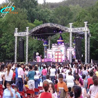Hệ thống giàn mái bằng nhôm vuông 400 * 400mm cho buổi hòa nhạc