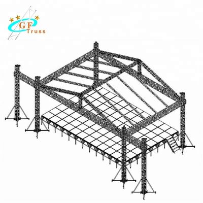 Hệ thống giàn mái bằng nhôm vuông 400 * 400mm cho buổi hòa nhạc