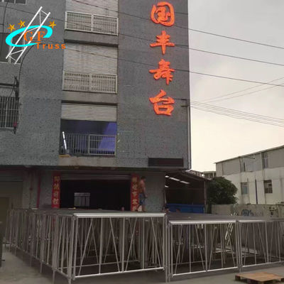 Chiều cao có thể điều chỉnh, Bề mặt chống trượt, Nền sân khấu ngoài trời bằng nhôm