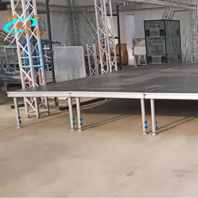 Buổi hòa nhạc sự kiện đám cưới sân khấu có thể điều chỉnh riser nền tảng bền để biểu diễn ngoài trời