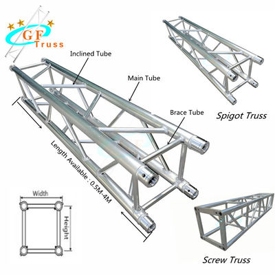 Giàn nhôm vuông 6061 màu tùy chỉnh cho các sự kiện