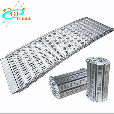 Nhôm gấp cuối xe thông minh Trailer đường dốc Máy xúc tải hàng hóa
