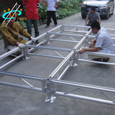 Nền tảng sân khấu bằng nhôm có thể điều chỉnh 2m Chiều cao có thể điều chỉnh