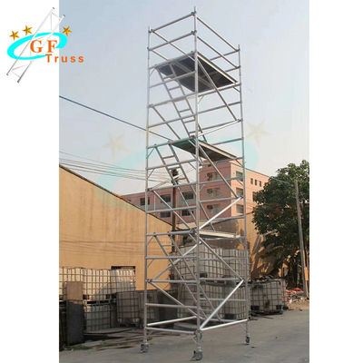 Bộ phận ống tháp bằng nhôm 6082 với thang leo