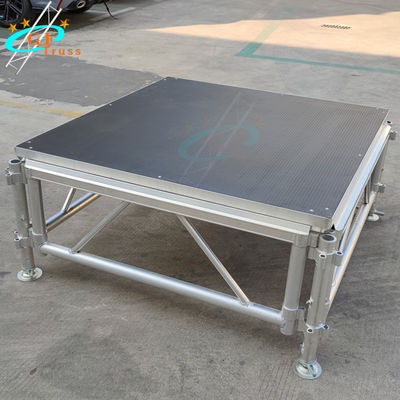0,6-1,0m Chiều cao có thể điều chỉnh Nền tảng sân khấu bằng nhôm không trượt