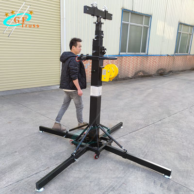 Tháp nâng tải 250kg Hệ thống giàn khoan hạng nặng Tay quay đứng Loa treo Loa